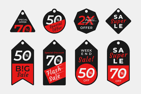 Set of Labels for Sale.