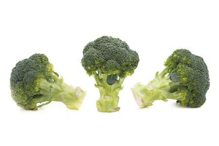 Block Kerry Fresh vegetables on a white backgroundの写真素材