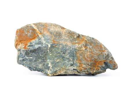 River rock or mountain rock isolated on a white background