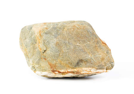 River rock or mountain rock isolated on a white background