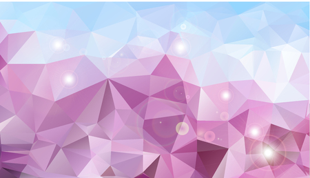 Blue and pink polygons texture, mosaic backgroundのイラスト素材