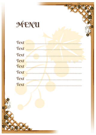 Menu backgroundのイラスト素材