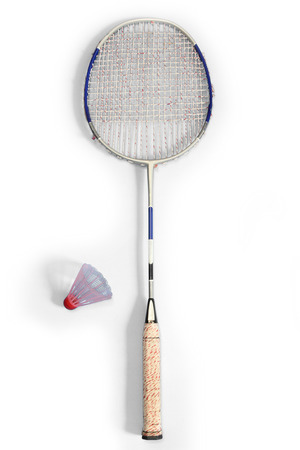 Badminton through long used の写真素材
