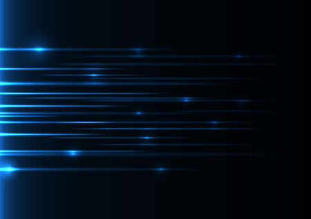 blue speed laser, technology backgroundのイラスト素材