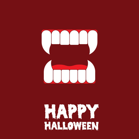 Vampire party greetingのイラスト素材
