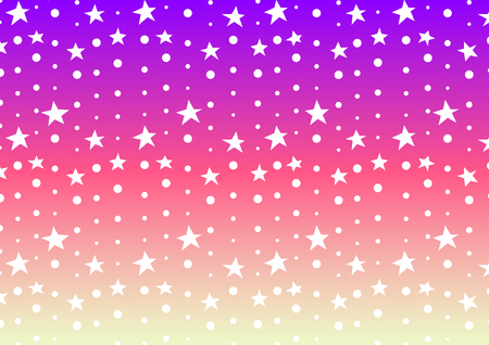 Star and dot line background, purple sky abstract wallpaper, starry template, vector illustration.のイラスト素材