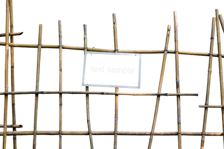 Bamboo the fence.の写真素材