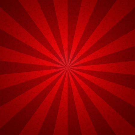 Sunburst red tone vintage  Pattern background. Vector illustrationのイラスト素材