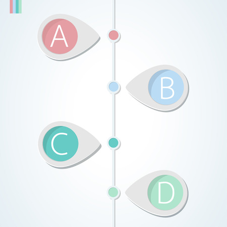 Business infographic Vector illustrationのイラスト素材