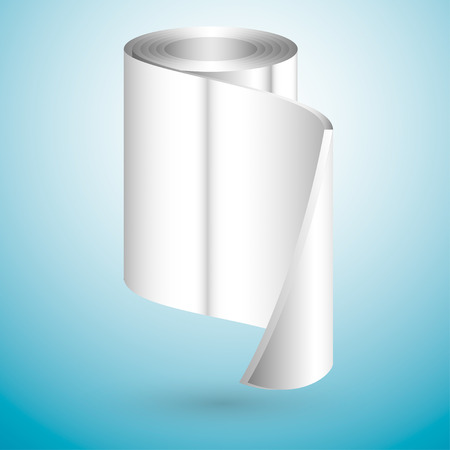 Metal roll, vector illustrationのイラスト素材
