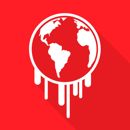 Global warmingのイラスト素材