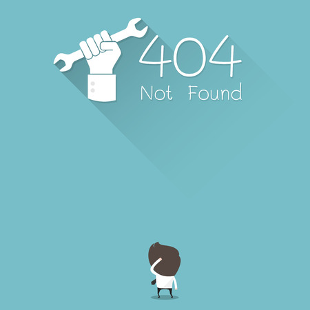 Page not found Error 404のイラスト素材