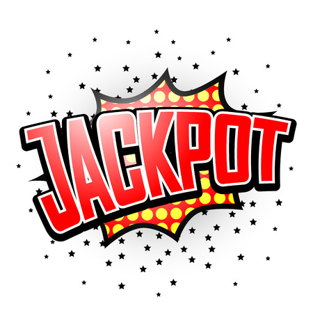 Jackpot Comic Speech Bubbleのイラスト素材