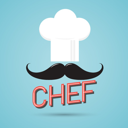 Chef Poster Retro Styleのイラスト素材