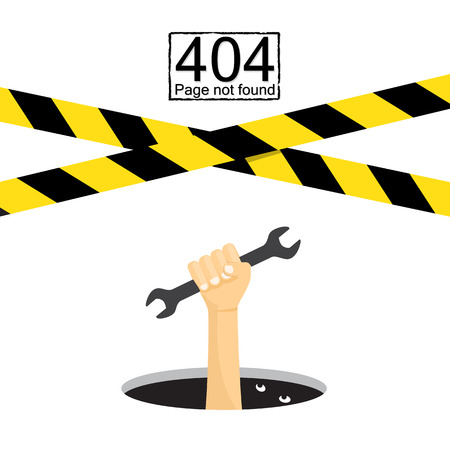 404 Page not found. closedのイラスト素材