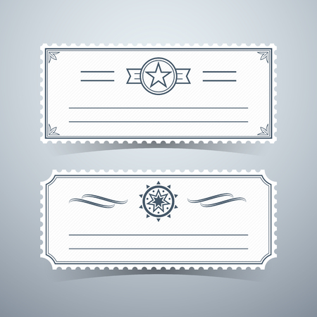 Certificate template design, Vector illustrationのイラスト素材