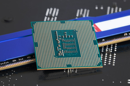 CPU socket on motherboard rear a new generation RAM.