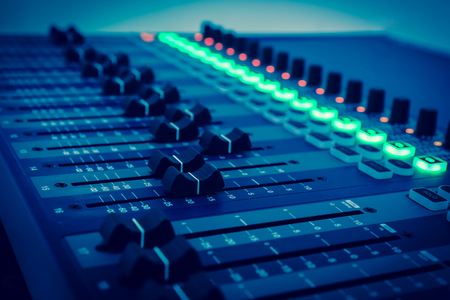 Mixer,Control of high-quality audio and equalizer volume on the mixer.