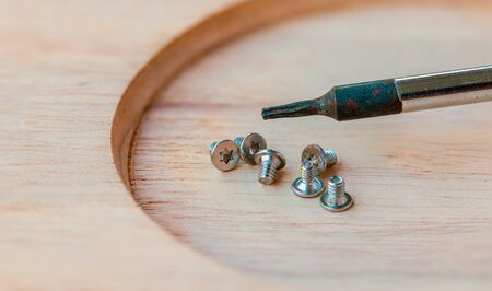 Torx Extractor Repair Tool Screwdriver for Mobile, Mobile Phone Repair Screws.の写真素材