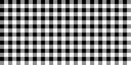 Checkered texture. Black grid pattern for buffalo. Geometric mat for bathroom. Table cover in kitchen. Vectorのイラスト素材