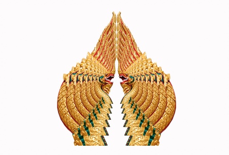 Statue serpent isolateの写真素材