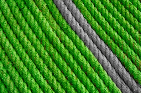 Background texture green stucture wall ropeの写真素材