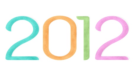 Number 2012 new year happy festival celebrateの写真素材