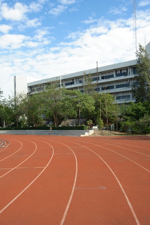 way grid race grass stadium runのeditorial素材