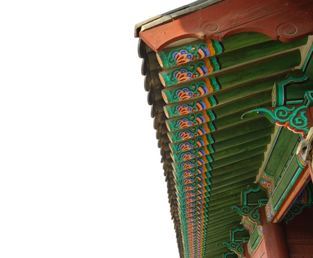 roof kyongbok palace korea beautiful landscape