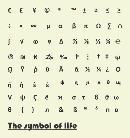 The symbol of lifeのイラスト素材