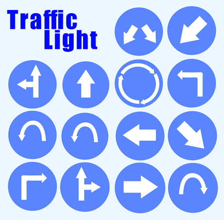Traffic light instructionのイラスト素材