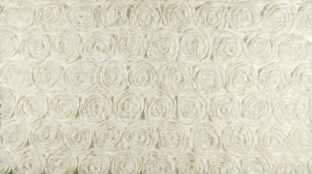 Background, Fabric white rosesの写真素材