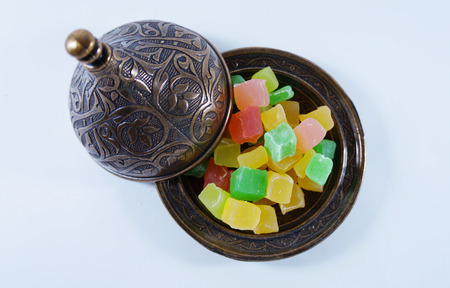 Turkish delight sugar bowlの写真素材