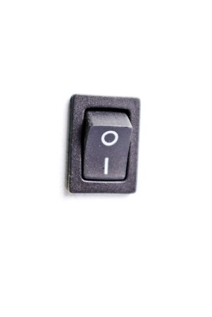 black switch on offの写真素材