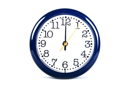 clock in close range