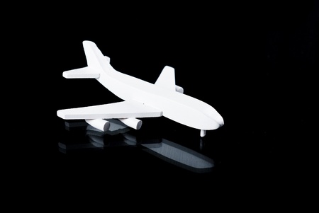 toy airplane in white color