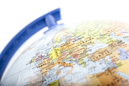 global view on earth from aboveの写真素材