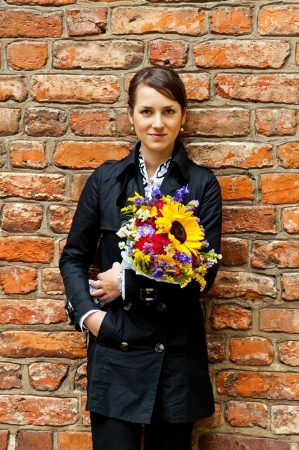 Business woman in the cityの写真素材