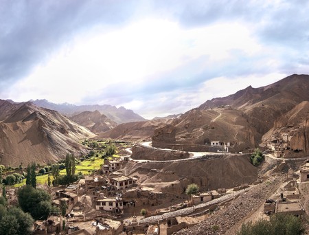 lamayuru temple viewの写真素材