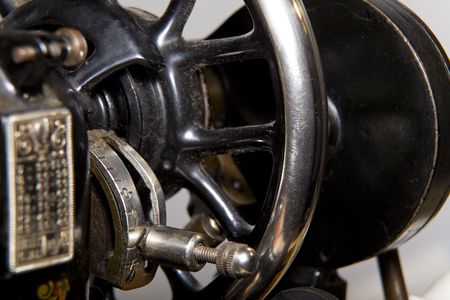 Stitching machine ring close-upの写真素材