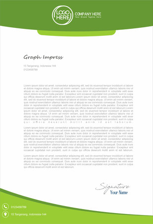 Letterhead, Business card and Leaflet Printing Houseのイラスト素材