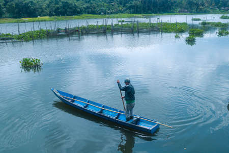 traditional small boatの写真素材