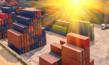 container,container ship in import export and business logistic,By crane,Trade Port , Shipping,cargo...