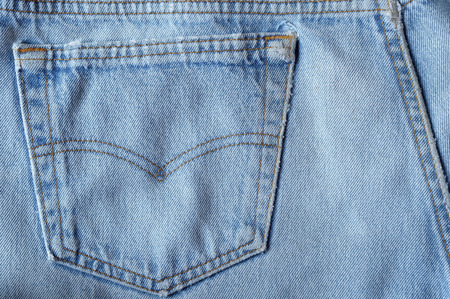 close up of jeans, use for backgroundの写真素材