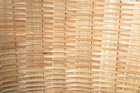wicker - bamboo weave texture for backgroundの写真素材