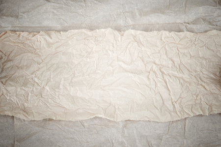 tear crumpled gray tissue paper, use for backgroundの写真素材