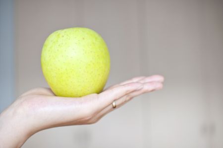 green appleの写真素材