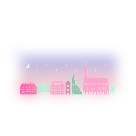 Rows of housesのイラスト素材