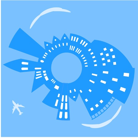 Airplaneのイラスト素材