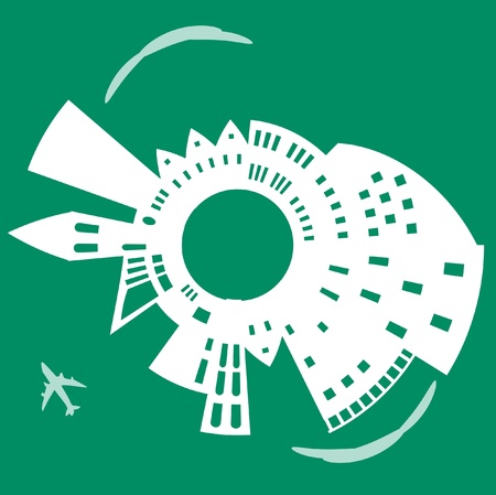 Airplaneのイラスト素材